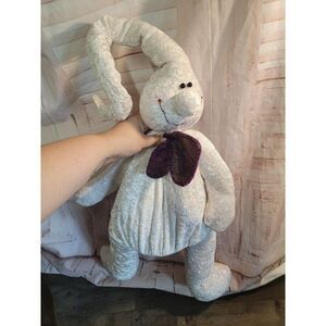 Happy smiling sitting ghost friend plush Halloween decor